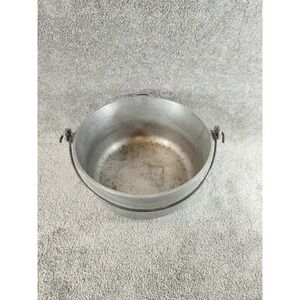 Club Aluminum Dutch Oven Silver Hammered Hammercraft Vintage Pot 12in